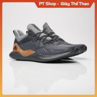 [FreeShip+Giá Hủy Diệt] Giầy Alphabounce xịn sò Full phụ kiện, Giày Sneaker Alphabounce đen vàng , Hót trend