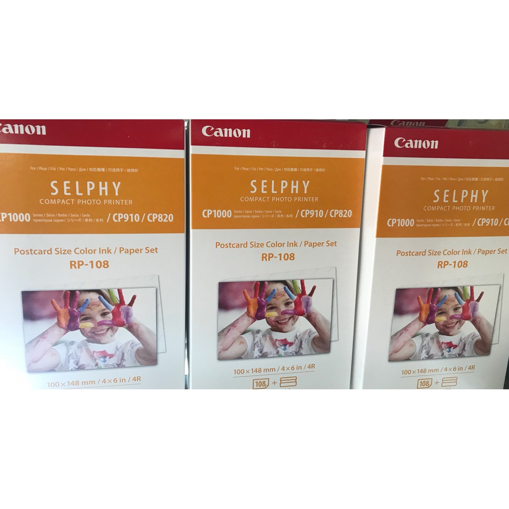 Giấy in Canon RP108 Dùng Cho Máy Cp1000-  Chuyên in Mã QR Ngân Hàng - Ảnh Thẻ - Ảnh Đẹp Du Lịch Gia Đình - Hìn