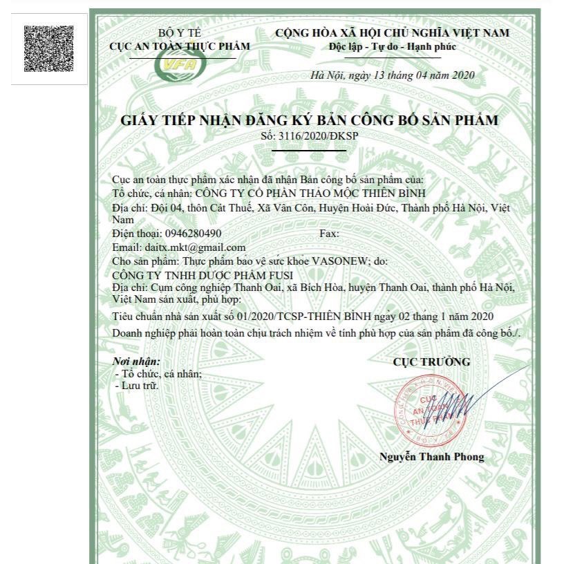 Viên uống Vaso New giúp tim mạch khỏe mạnh giảm nguy cơ nhồi máu cơ tim hộp 30 viên - Healthy Pharmacy