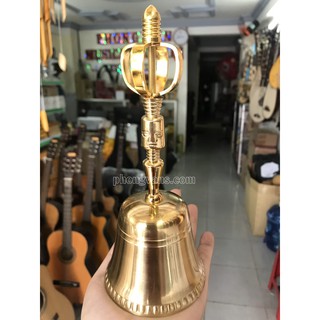 Chuông lắc chày kim cang, linh đồng vàng