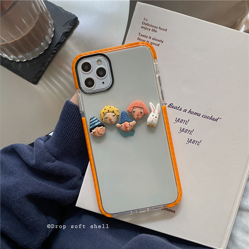 Ốp Điện Thoại Silicon Mềm Hình Búp Bê Đơn Giản Cho Iphone 12 11 7plus 8 Xr Xsmax | BigBuy360 - bigbuy360.vn