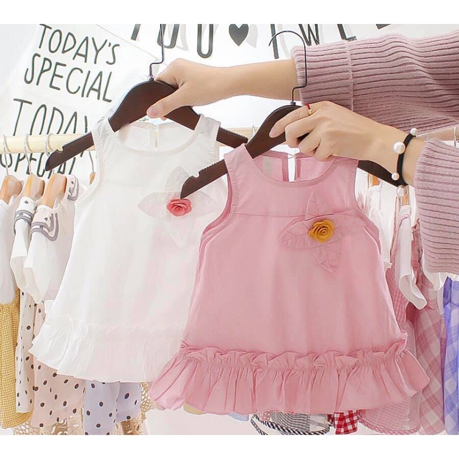 Váy thô hoa hồng