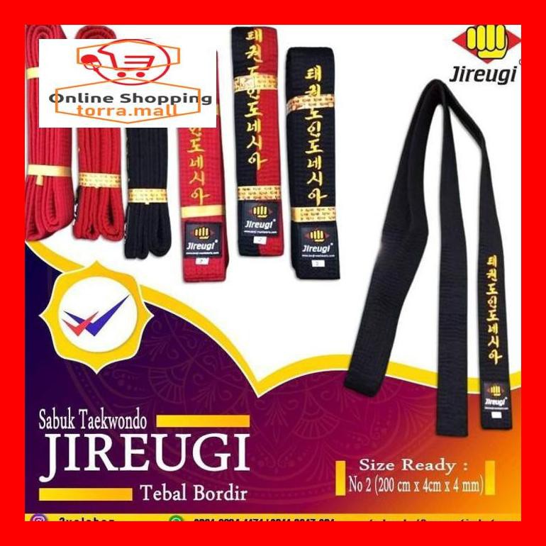 Dây Đai Taekwondo Beladiri840s- Màu Đỏ Đen Dày Dặn Chất Lượng Cao 540s1c