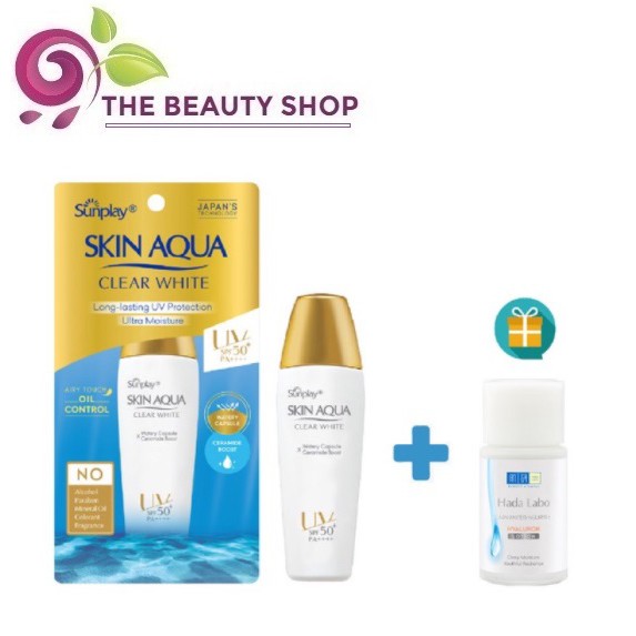 Sữa chống nắng dưỡng trắng Sunplay Skin Aqua Clear White SPF50 25g
