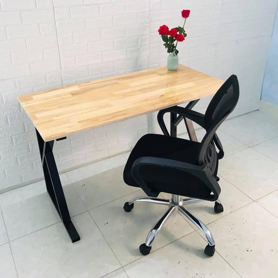 Bàn làm việc HIỆN ĐẠI U, K, X, Z KÍCH THƯỚC 50X100X75CM MẶT GỖ CAO SU | BigBuy360 - bigbuy360.vn