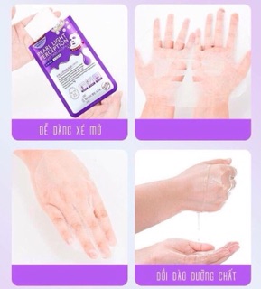 1 mặt nạ HA tím dưỡng trắng da