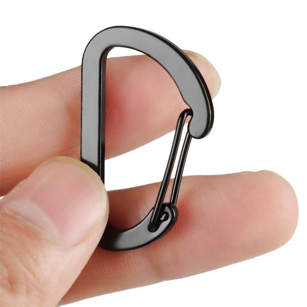 MUVAKO Set 1 / 4 / 8 Móc Khóa Chữ D Bằng Hợp Kim Nhôm Dùng Leo Núi / Cắm Trại