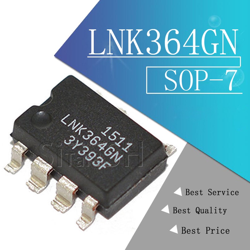 Set 10 chip Quản Lý Nguồn LNK364 LNK364GN SMD SOP7 7 Chân Chuyên Dụng