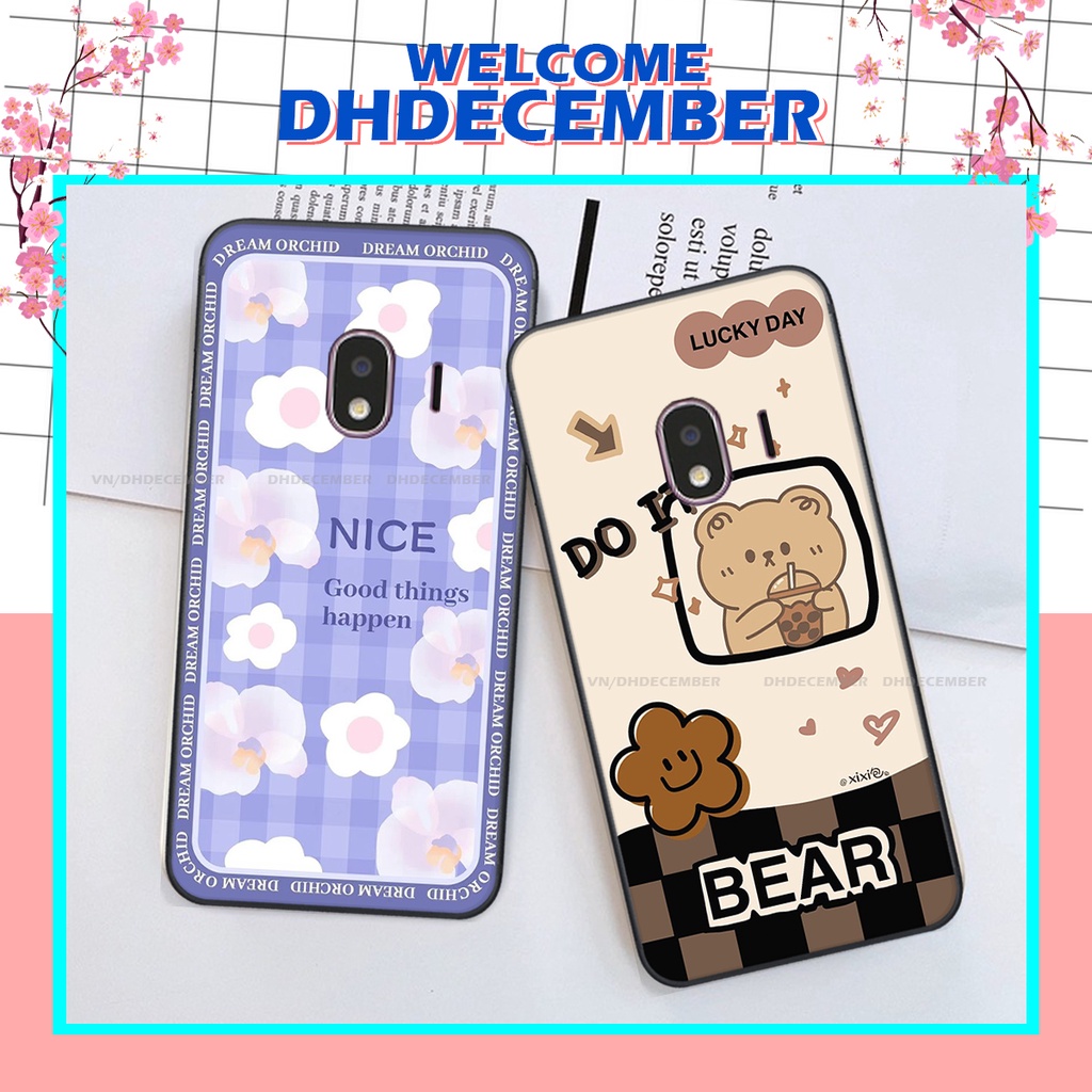 Ốp lưng Samsung Galaxy J2 PRO / J2 CORE / J4 2018 in hình gấu K@ws, gấu nâu, dor@emon RẺ- ĐẸP- BỀN