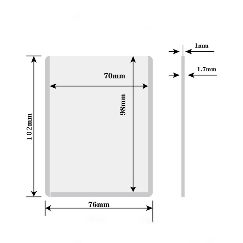 Vỏ Bọc Thẻ Game Bằng Nhựa Chống Nước Màu Xanh Dương Trong Suốt