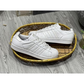Giày super star full white 2hand real