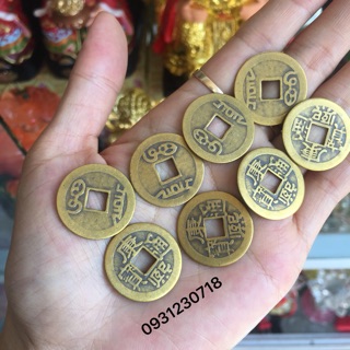 Combo 10 đồng xu phong thuỷ Đồng