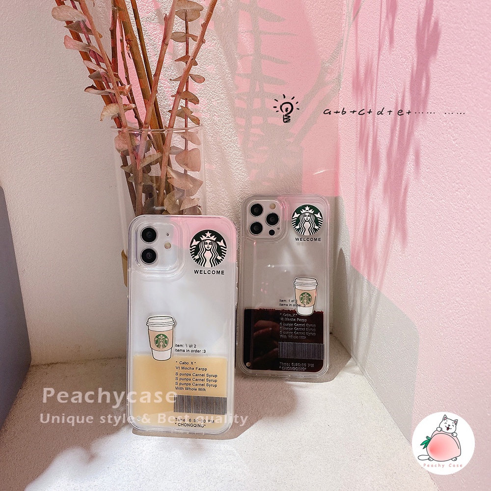 Ốp Điện Thoại PC Cứng Họa Tiết Starbucks Cho iPhone 14 13 12 Pro Max 11 Xr 7plus 8 Plus Xs X XsMax