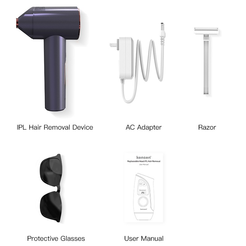 Đèn Thạch Anh IPL Tẩy Lông Toàn Thân Không Đau Trực Tiếp