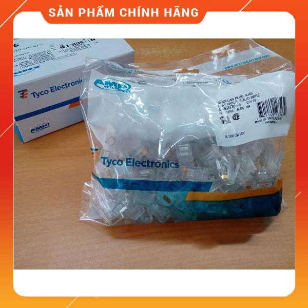 Hạt mạng RJ45 cat6 AMP Chính hãng