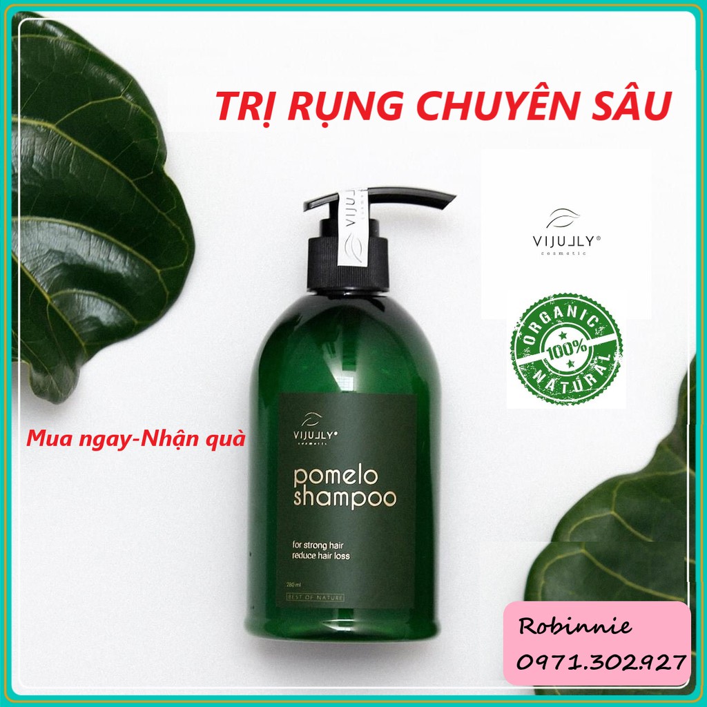 [HẾT RỤNG TÓC] Dầu Gội Bưởi Cao Cấp ViJully - Kích Thích Mọc Tóc_Trị Rụng Tóc_Làm Dài Tóc_Phục Hồi Tóc Hư Tổn 1k 1k