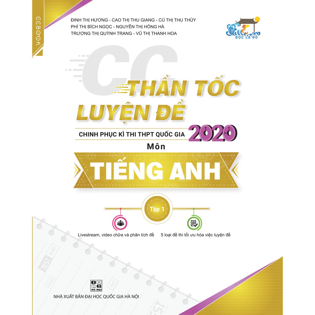 Sách - Combo CC Thần tốc luyện đề 2020 khối A1 môn: Toán - Lý - Anh (Tập 1)