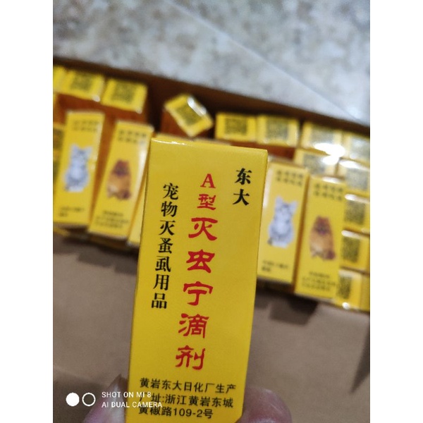 Nhỏ gáy trị ve rận bọ chét cho chó mèo, 1 ống 2.5ml