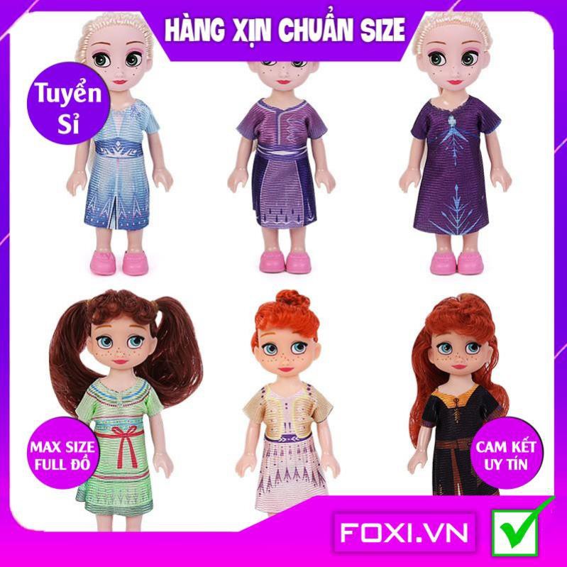 Búp bê Barbie Anna và Elsa Foxi-Đồ chơi công chúa nhân vật hoạt hình đẹp-vui nhộn-dễ thương-sáng tạo-Trò chơi nhập vai