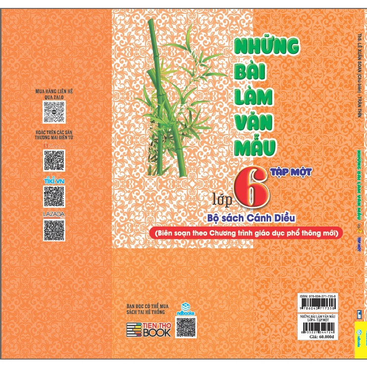 Sách - Những Bài Làm Văn Mẫu Lớp 6 - Tập 1 - Theo chương trình giáo dục phổ thông Cánh Diều - ndbooks