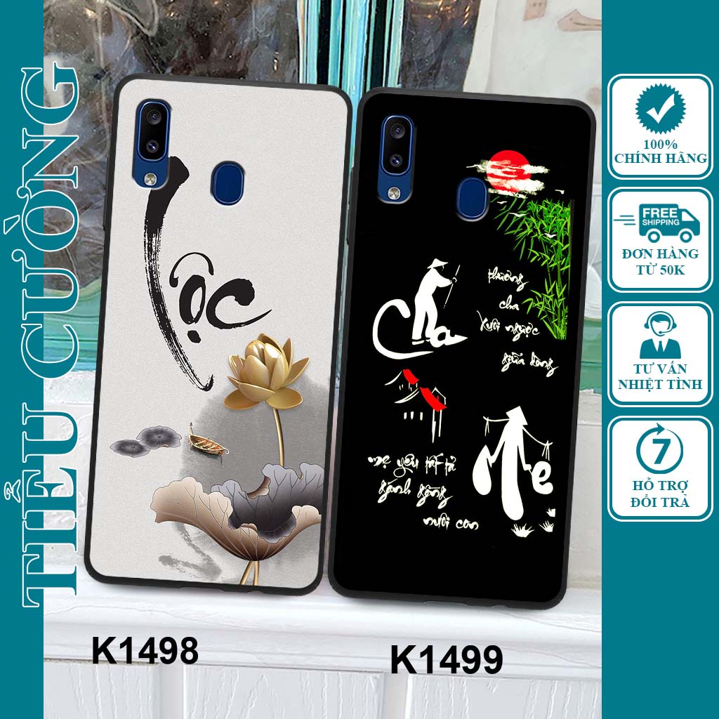 Ốp Samsung A20 / A30 in hình thư pháp siêu đẹp, bền và rẻ