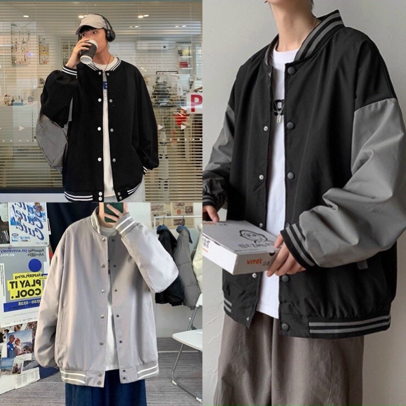 Bomber Unisex Form rộng [ Hàng có sẵn ]