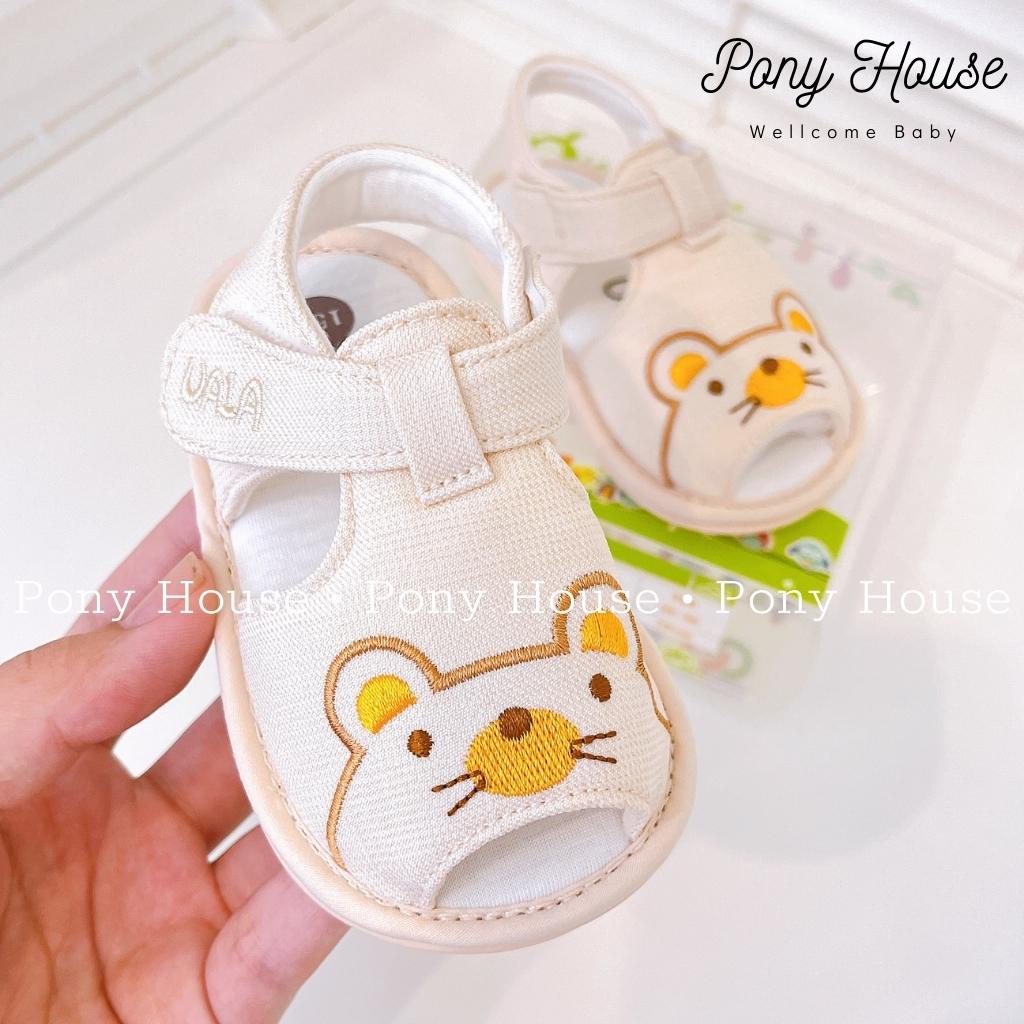 Dép Tập Đi Uala Rogo Đế Cao Su Chống Trơn Trượt Cho Bé Trai Bé Gái