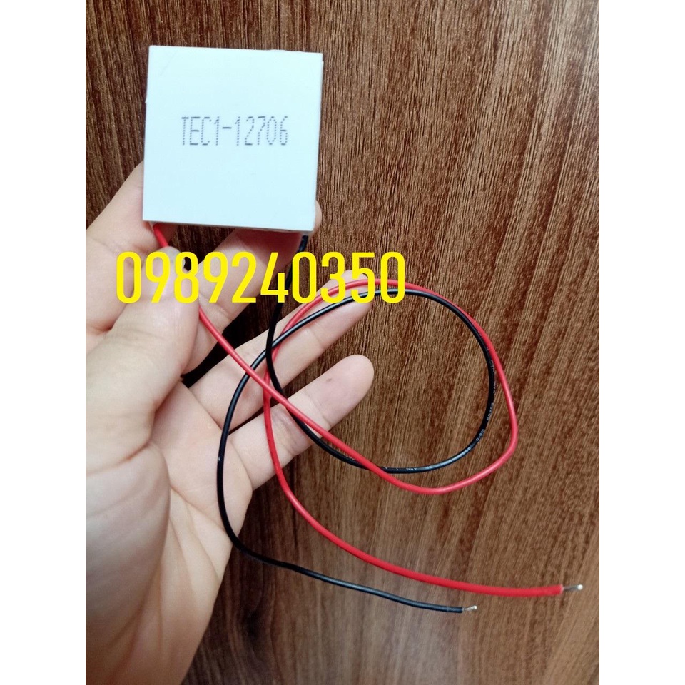 Sò lạnh cây nước nóng lạnh, cảm biến nhiệt TEC1-12706 40x40mm loại tốt