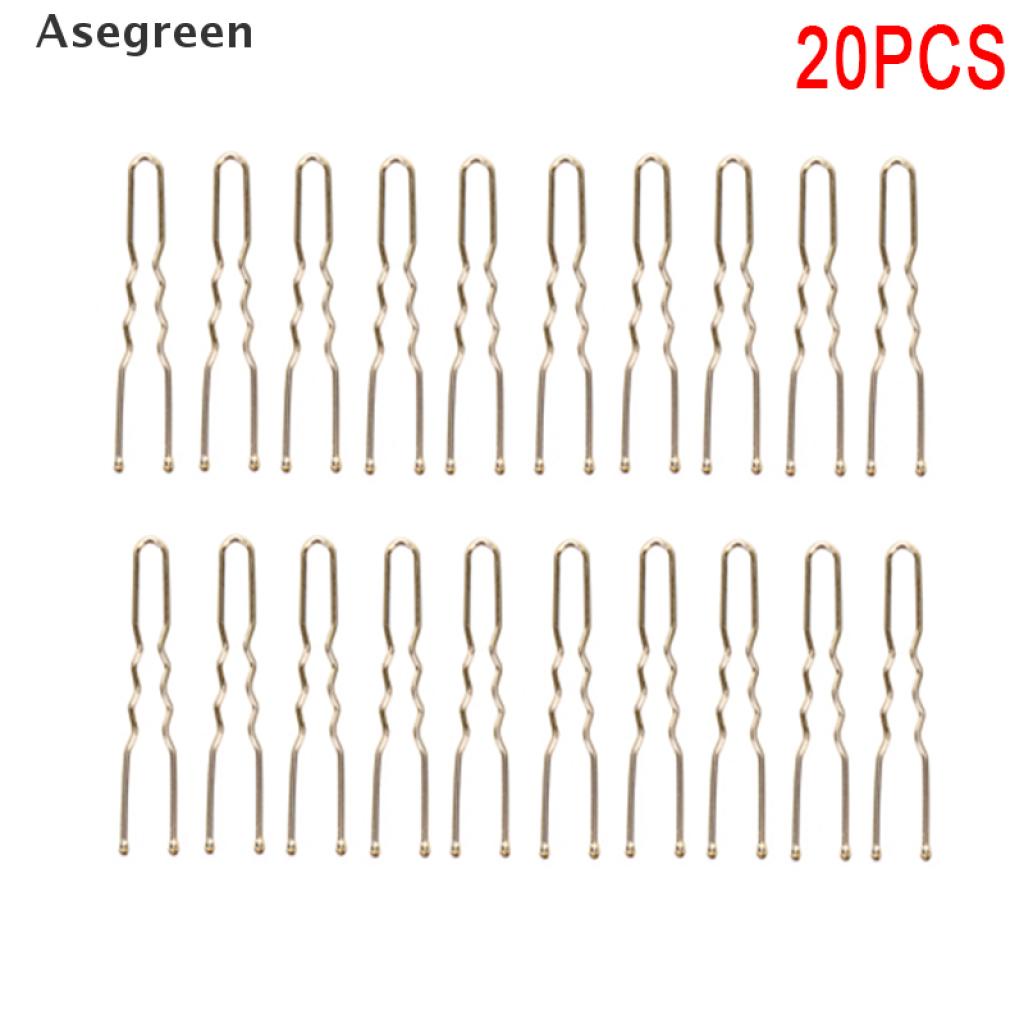 Bộ 20 kẹp tóc kim loại hình chữ u cho nữ
