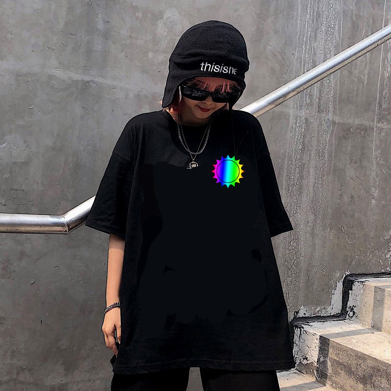 ÁO THUN PHẢN QUANG 7 MÀU TAY LỠ SUN NAM NỮ