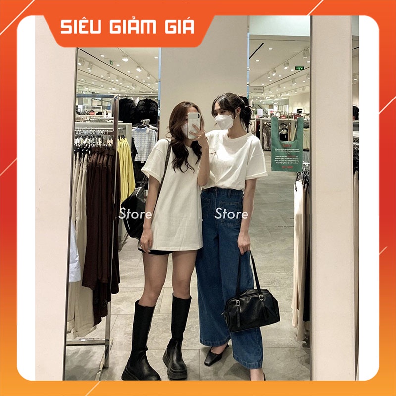 Áo Thun Trơn Form Rộng Oversize, Áo Phông Trơn Mặc Đôi Cuople Nam Nữ M3150-Teen 888