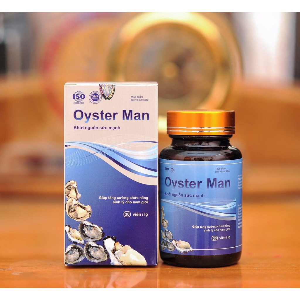 [Mã FMCG8 - 8% đơn 250K] Tinh Chất Hàu Oyster Man Tăng Cường Sinh Lý Nam Giới, Cải Thiện Cương Dương (Hộp 30 / 60 viên) | BigBuy360 - bigbuy360.vn