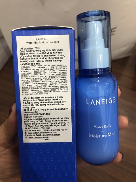 Xịt khoáng Moisture mít 70ml Laneige | BigBuy360 - bigbuy360.vn