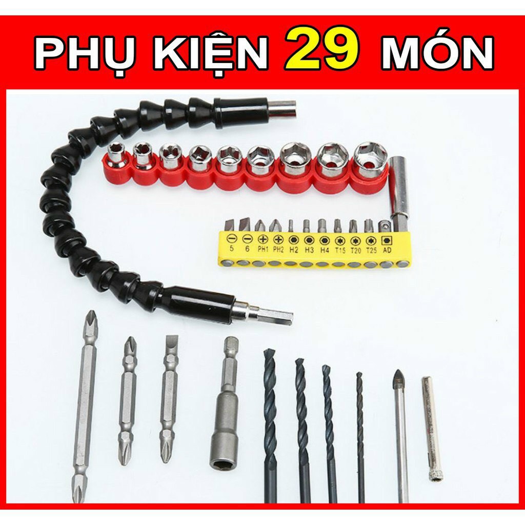 29 chi tiết mũi khoan mũi vít siết mở ốc