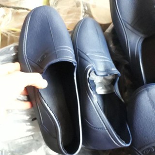 GIÀY NHỰA LAO ĐỘNG - ĐI XÂY XANH THAN - VÀNG QM