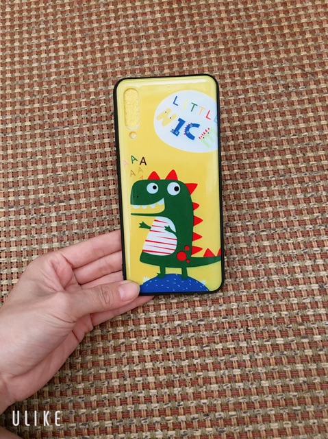 Ốp lưng sam sung A50 hình thú nền Vàng