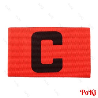 Băng đội trưởng thể thao bóng đá LOGO C - ĐỎ nổi bật, Chất liệu vải co giãn, bền đẹp - DONGDONG