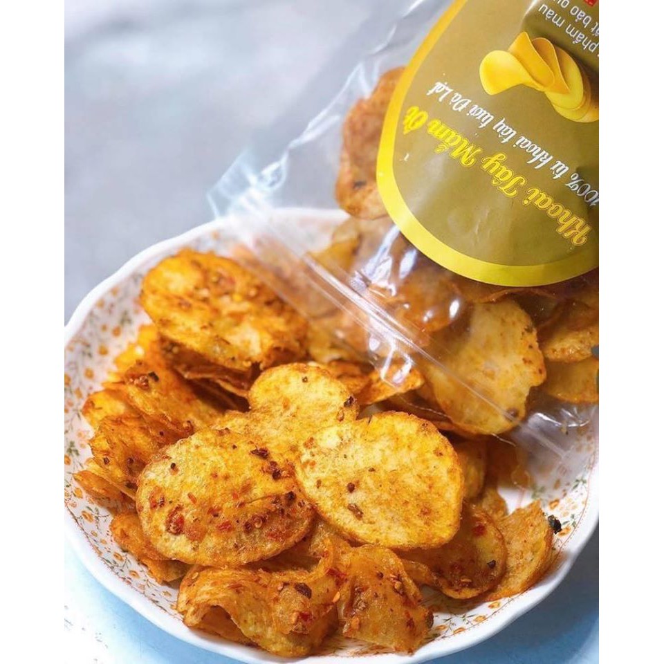 Khoai tây lắc mắm ớt Sài Gòn 250gr  | TDessert15k | Hàng loại 1