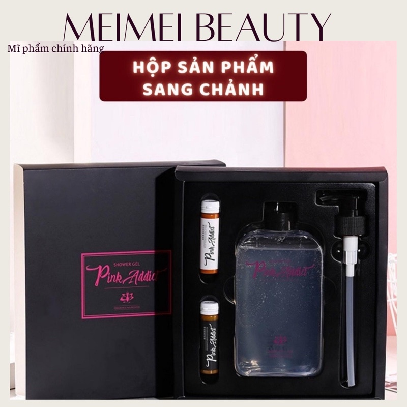 Sữa tắm nước hoa PiNK ADDICT 420ML DIY tự pha Hương thơm quyến rũ và bí ẩn Lưu hương lâu dưỡng ẩm sáng da mờ thâm ST02 | BigBuy360 - bigbuy360.vn