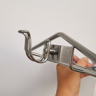 Móc treo đồ xe máy, Móc treo xe máy loại mốc mỏ vịt lớn Inox304 | KND Shops
