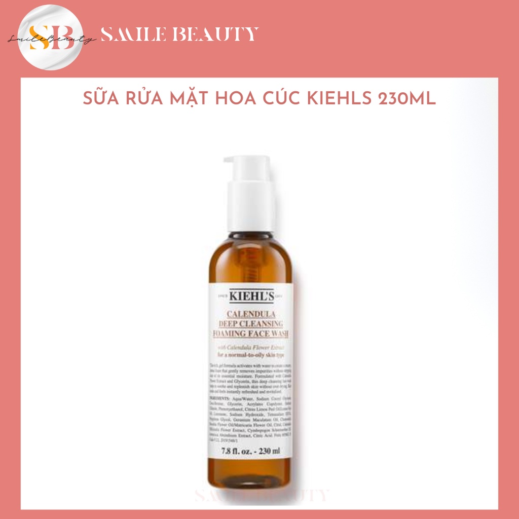 Sữa rửa mặt hoa cúc Kiehls 230ml