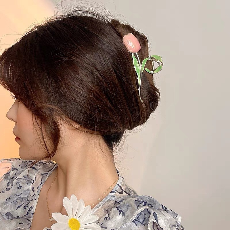 Kẹp TóC HìNh Hoa Tulip / Cá MậP Dễ Thương Cho Nữ