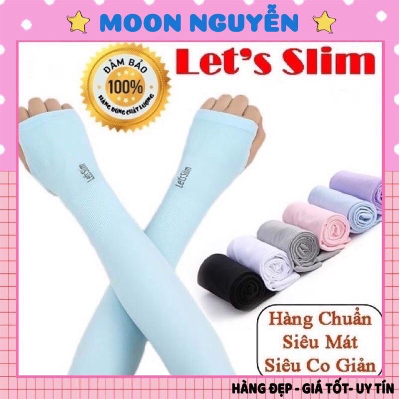 Găng tay chống nắng xỏ ngón Let's Slim chống tia UV