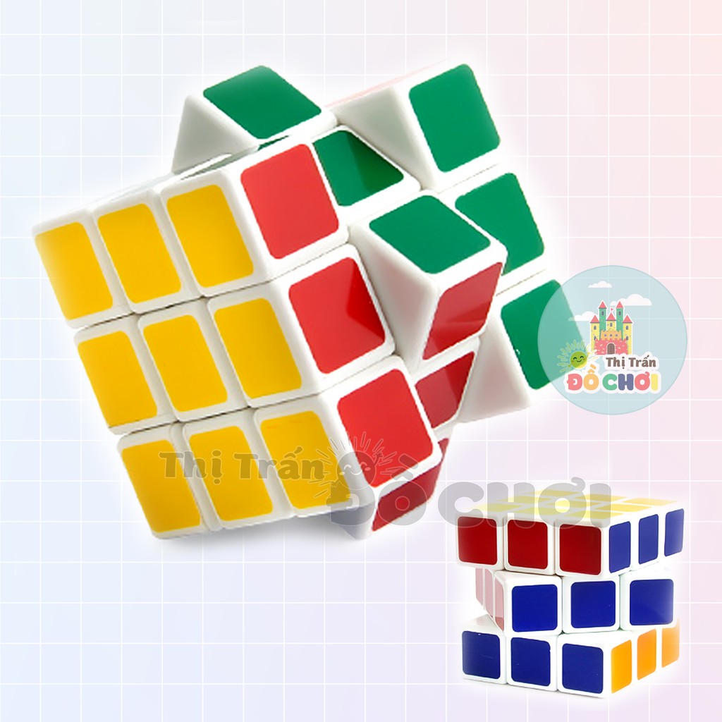 Rubik 3x3 mini đồ chơi trí tuệ thông minh cho trẻ nhựa đẹp, xoay trơn, tốc độ, cực bền