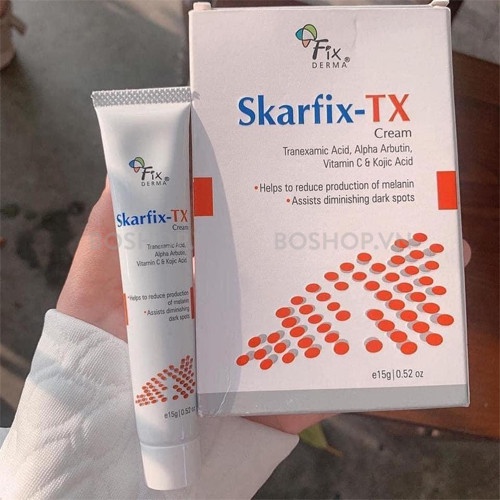 Kem mờ thâm nám Fixderma Skarfix-TX 15g