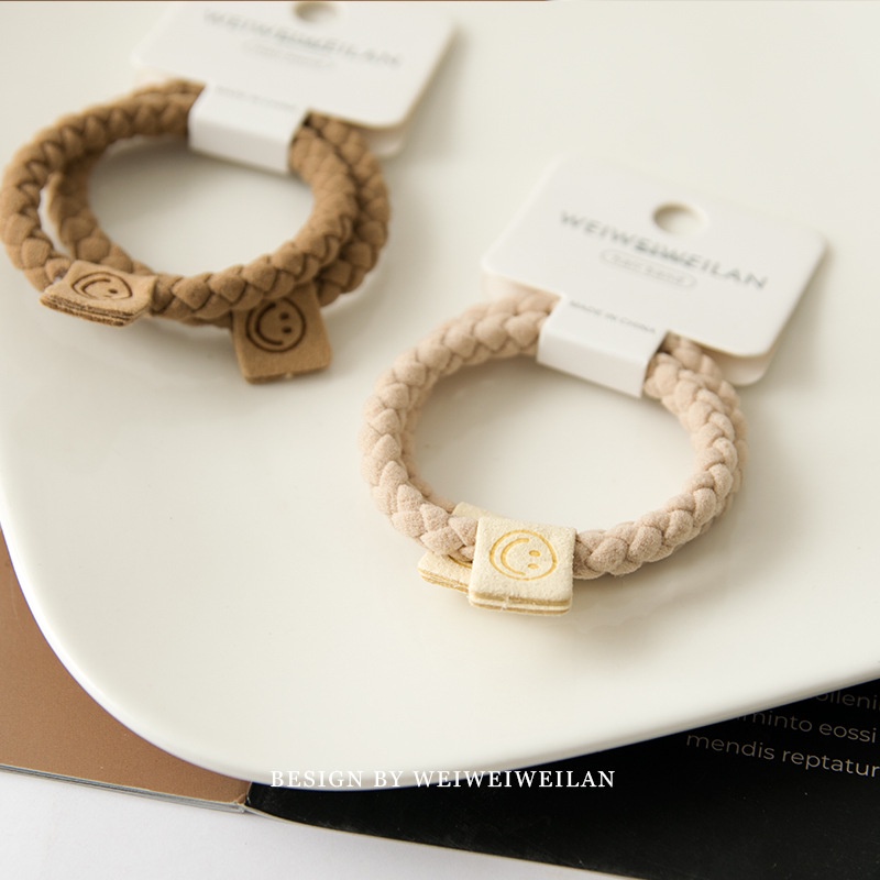 [Bộ 2] Dây Buộc Tóc Dây Cột Tóc Hàn Quốc Màu Cà Phê Phụ Kiện Thời Trang Cho Nữ AB075