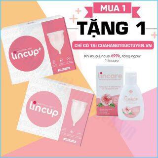Cốc nguyệt san lincup tặng lincare
