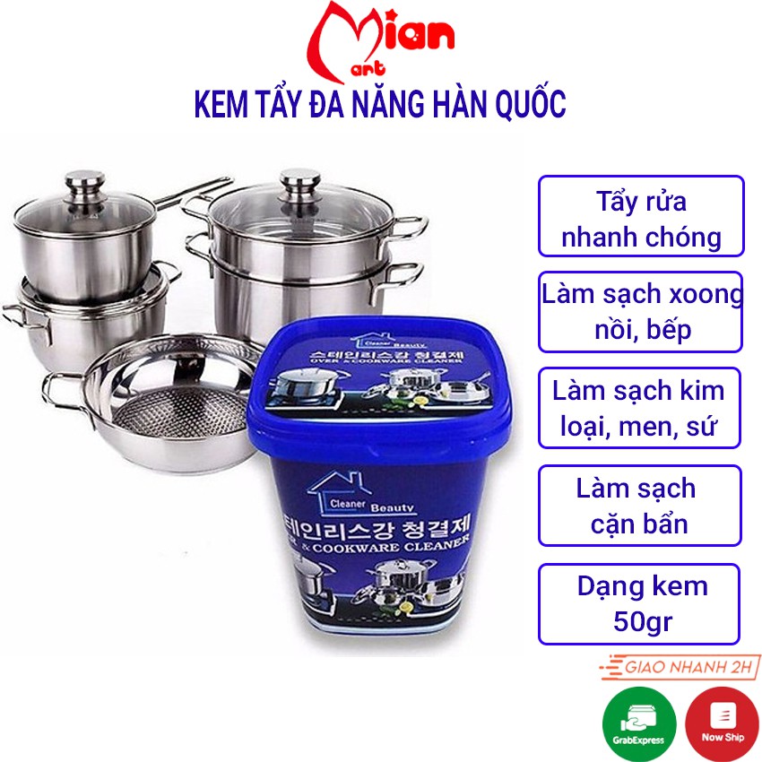 Kem tẩy đa năng làm sạch đồ inox, sứ nhà bếp, nhà tắm hàn quốc - MIAN MART