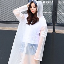 Áo mưa EVA Vải Thời trang Phiên bản khoác Nam Nữ Người lớn Đi bộ đường dài Helium066