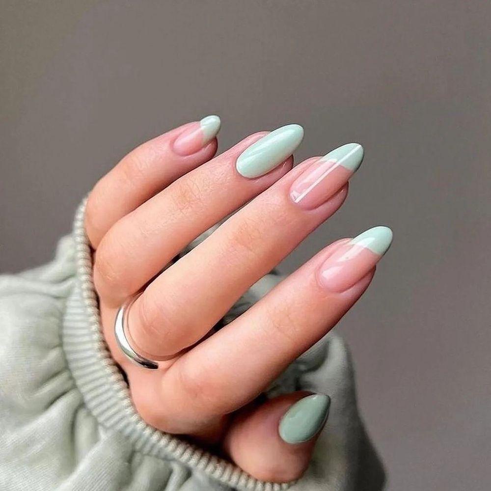 Hộp 24 Móng Tay Giả Che Phủ Toàn Diện Phong Cách Pháp